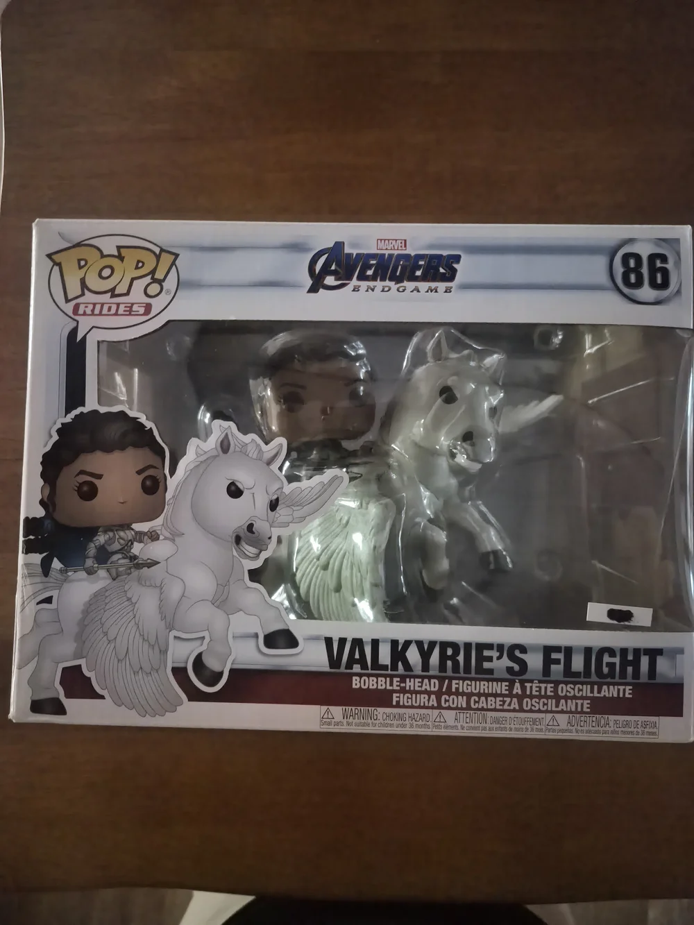 Funko Pop! Avengers Valkyrie's Flight, Captain America & Rescue Set 7pc Set